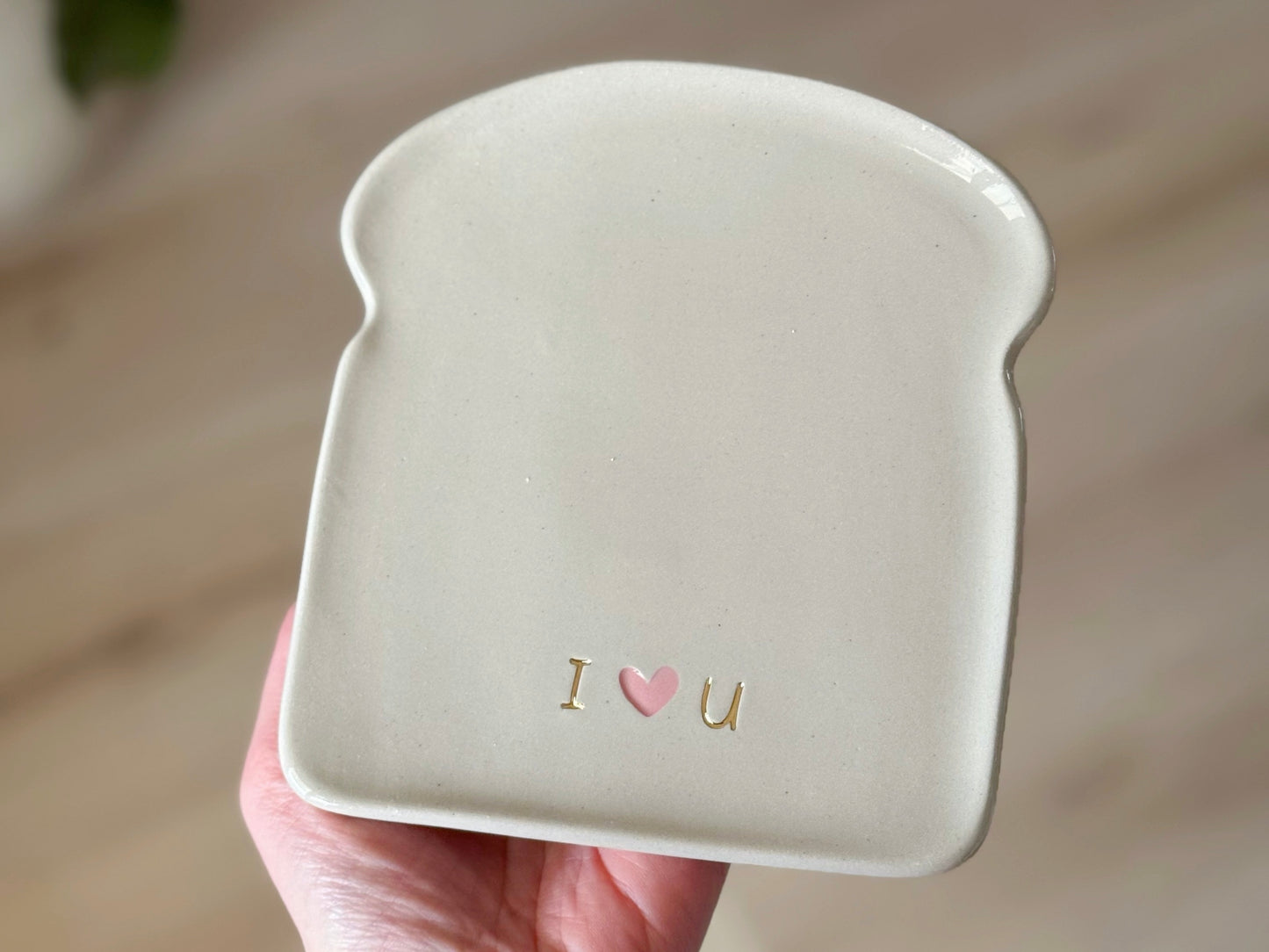 Assiette à tartine I ♡ U