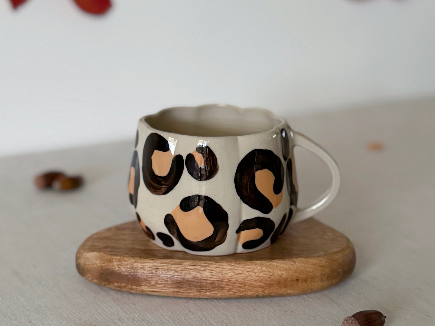 Mug citrouille léopard