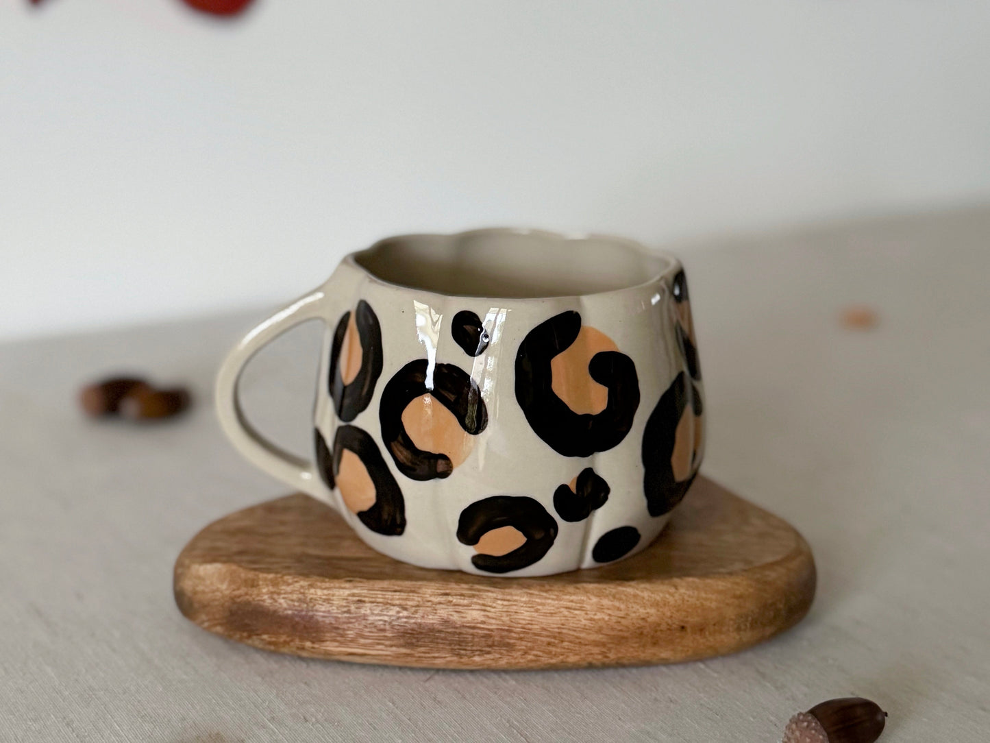 Mug citrouille léopard