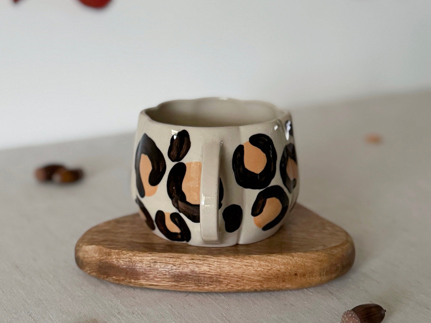 Mug citrouille léopard
