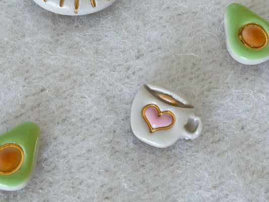 Mini magnet tasse doré 💕✨