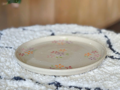 Assiette fleurie
