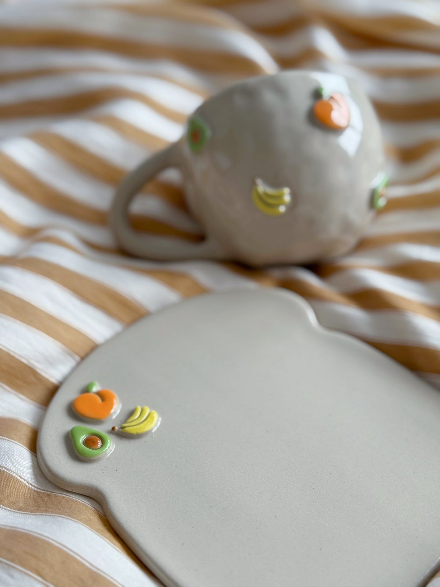 Assiette tartine « fruitée » 🍑