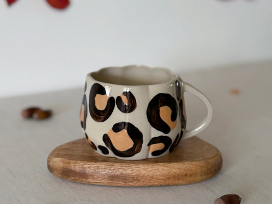 Mug citrouille léopard